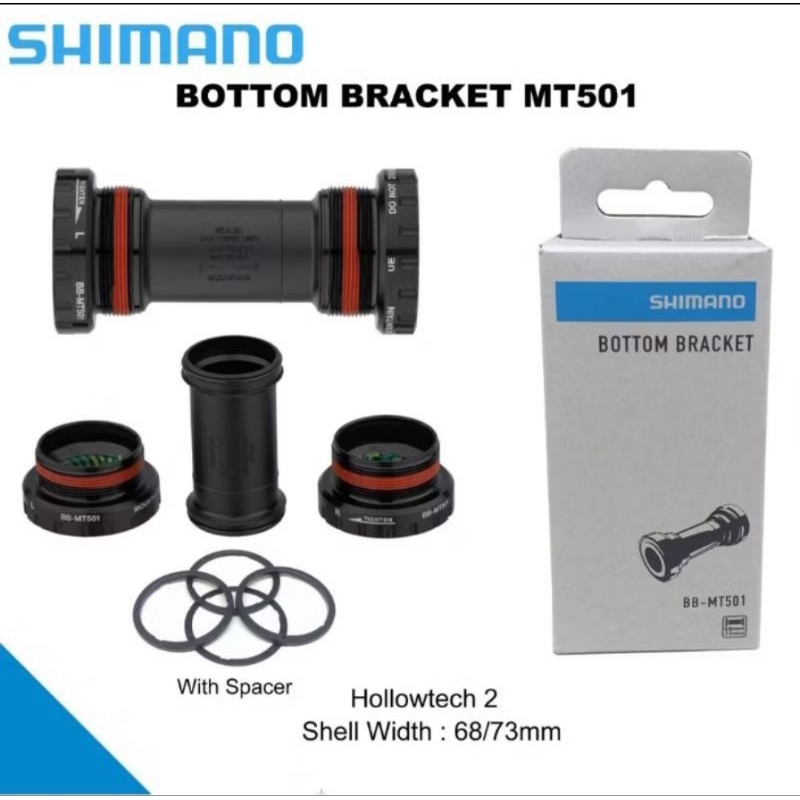 Bottom Bracket BB Hollowtech 2 Shimano BB MT501 HTll