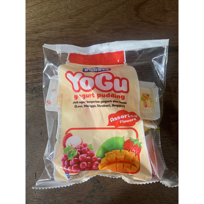 

Donald Yogu Yogurt Pudding 1 pak isi 10 pcs x 25 gram