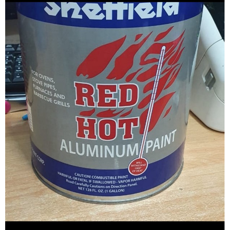 

Sheffield Red Hot Aluminum Paint - 1gallon