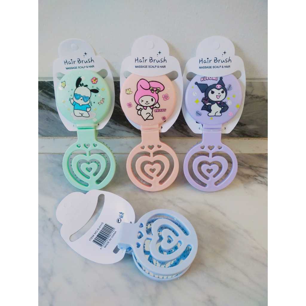 Sisir Rambut Anak Sisir Gagang Sisir Anak Karakter Sanrio Sisir Anak Karakter Kuromi Melody Sanrio L
