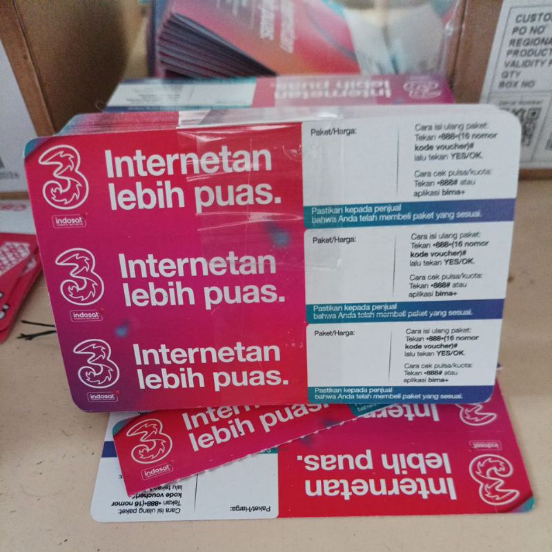 VOUCHER KOSONG ZERO TRI NASIONAL