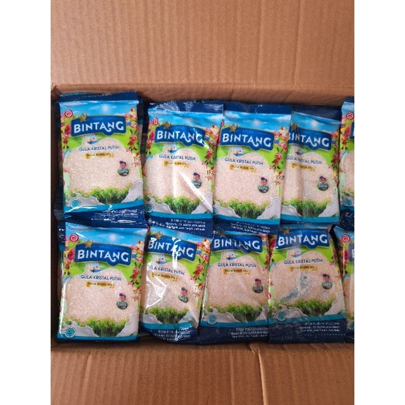 

Gula Kristal Putih Bintang Renceng 1 Dus ( 10 renceng x 35gr)