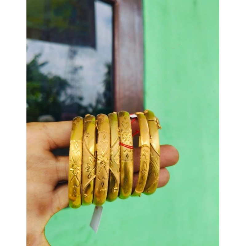 gelang keroncong perak dewasa