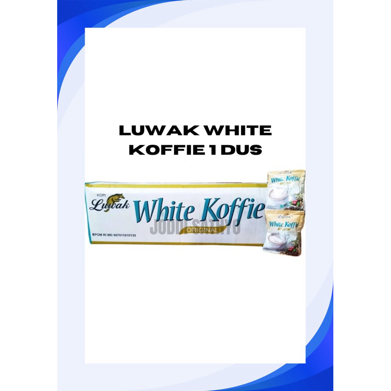 

LUWAK WHITE KOFFIE 1 DUS ISI 12 RENCENG