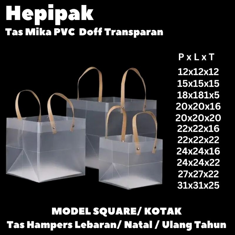 10 PCS Goodie Bag Doff 20x20x16 Hampers Natal Premium