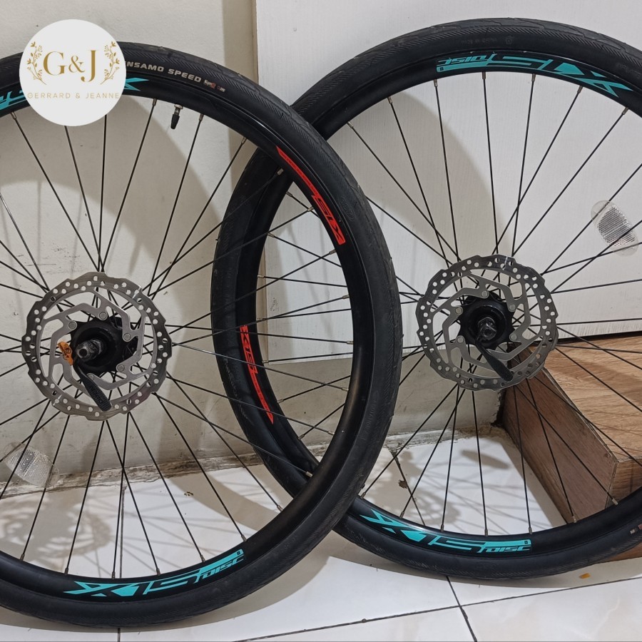 sepasang wheelset ws rim entity x15 copotan polygon xtrada 5 27.5 ban sensamo speed 27.5x1.50 ngacir