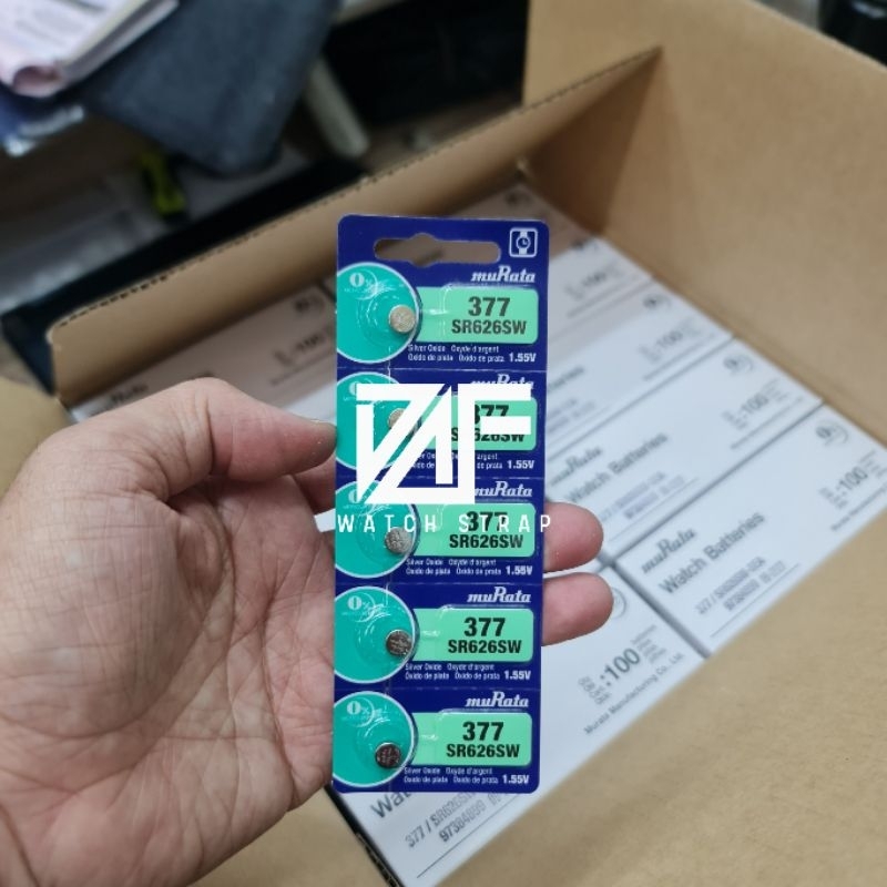 Murata SR626SW Original / 377 / SR626 / 626 Original baterai jam battery batre