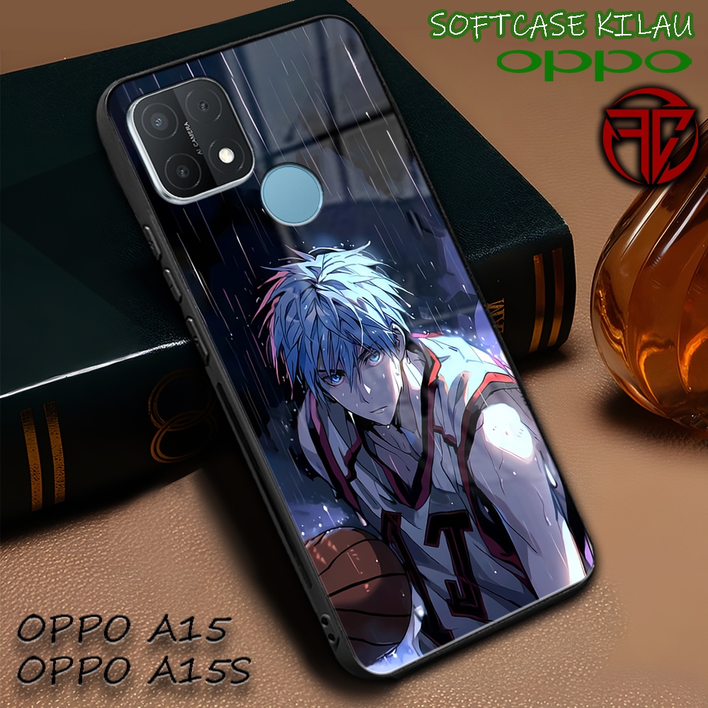 [SC11] Softcase Kilau Oppo A15 | Oppo A15s | Casing Kaca Mika | Kesing Keren Aesthetic [ Kuroko No B