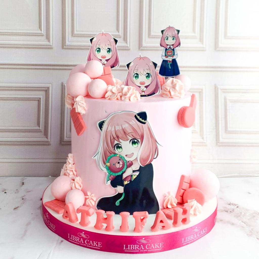 

Kue Ulang Tahun/Birthday Cake/Kue Ultah Tema Anya/Kue Anime