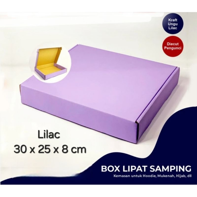 Kardus box Die cut Eflute Warna  30x25x8cm