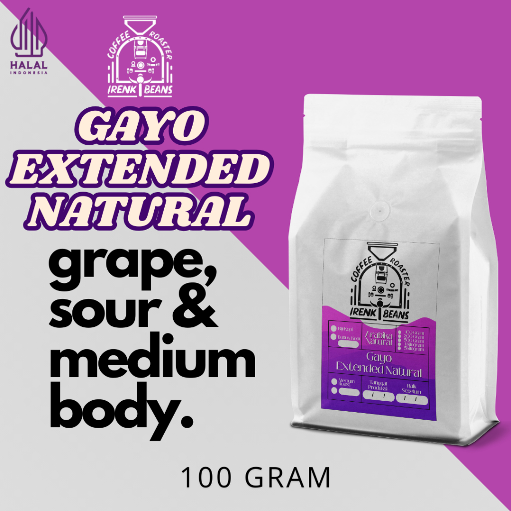 

Kopi Arabika Gayo Extended Natural - 100 Gram Biji Bubuk