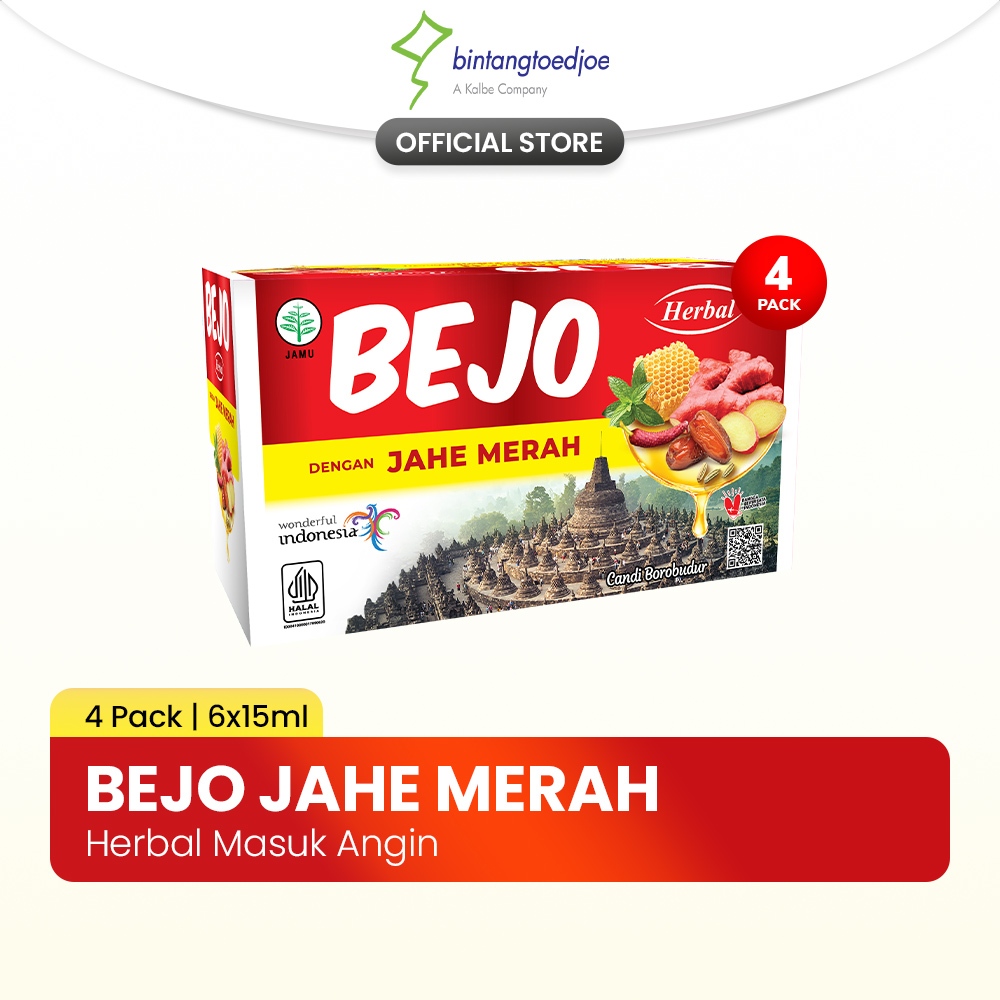 

Bejo Jahe Merah Sachet 4 Pack (24 Sachet)
