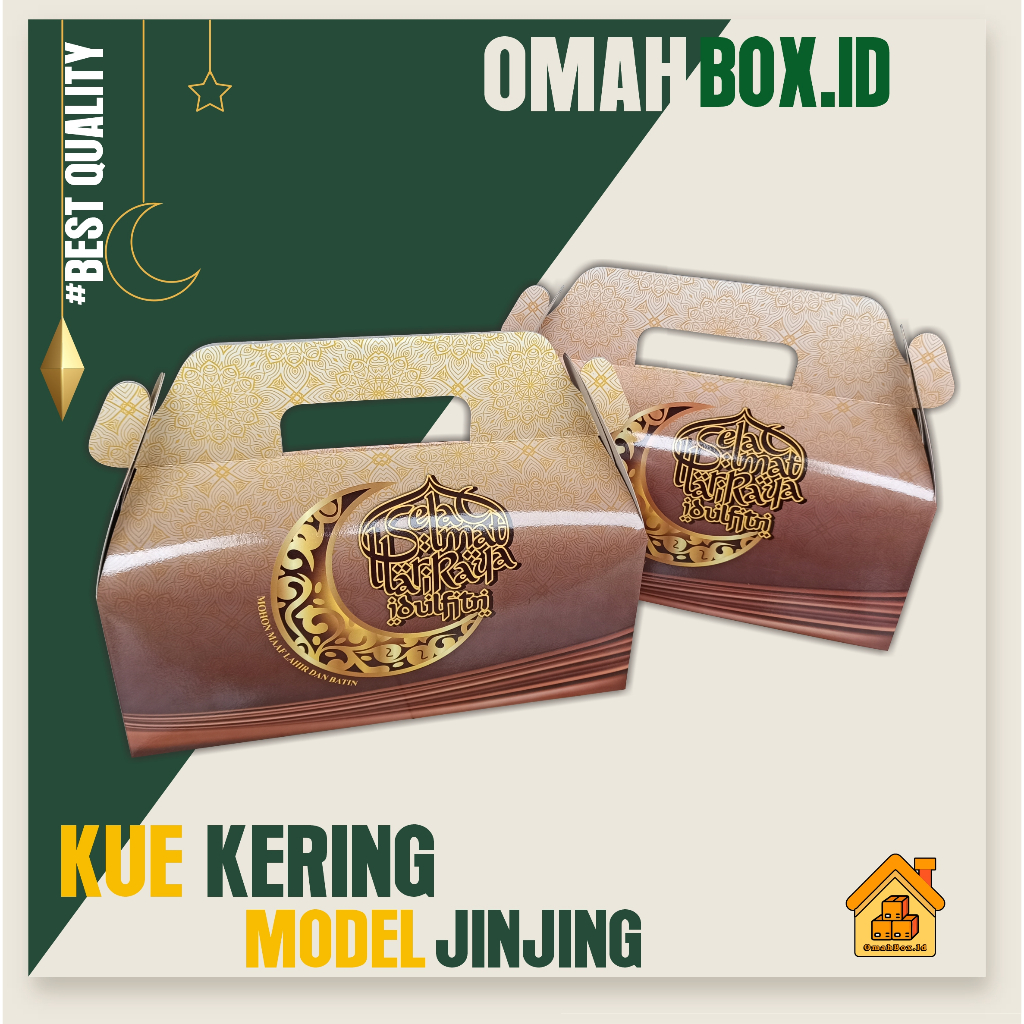 

Box Kue Kering 28x9,5x11 cm Jinjing ( KUKER 500ML isi 3 Toples Tabung) Box kue kering isi 3/BoxParcel/kemasan/boxidulfitri