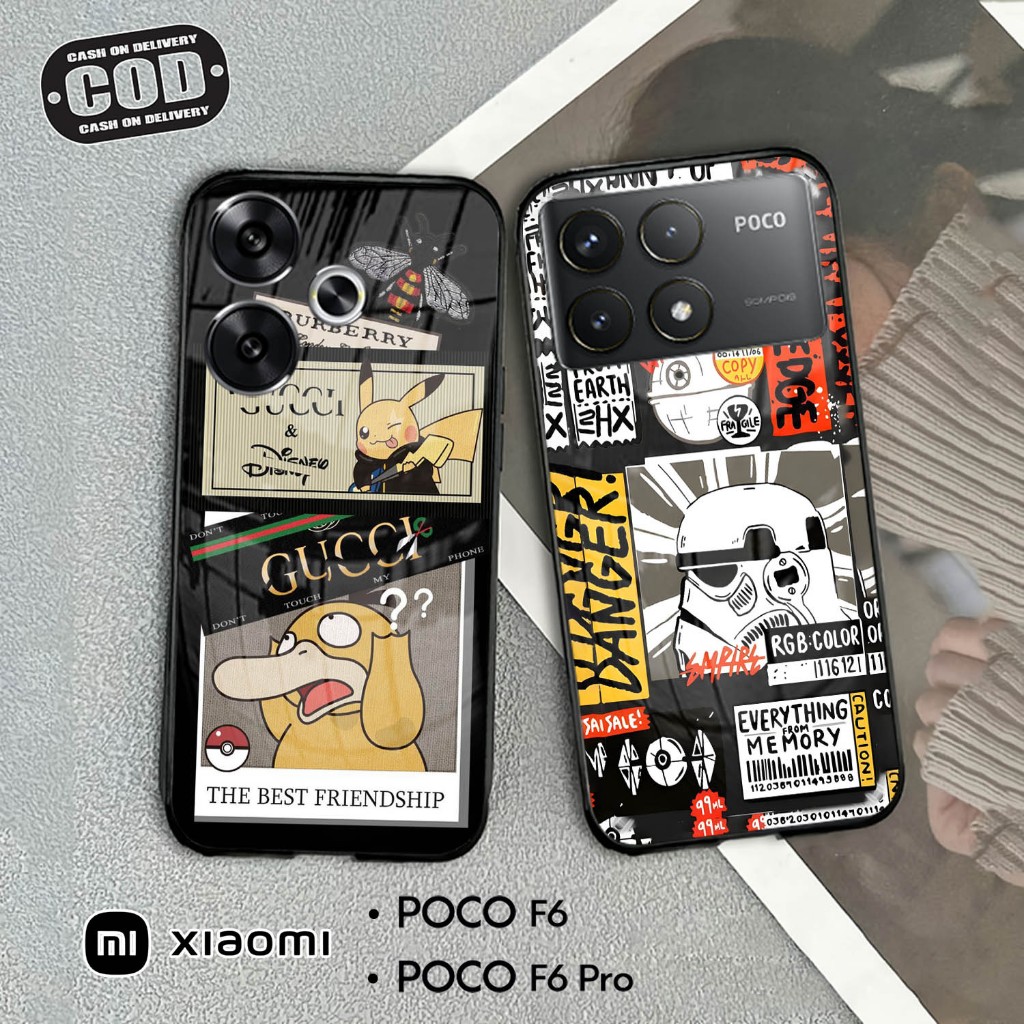 Softcase Kaca For POCO F6 & POCO F6 PRO - Case Handphone POCO F6 & POCO F6 PRO [T77].
