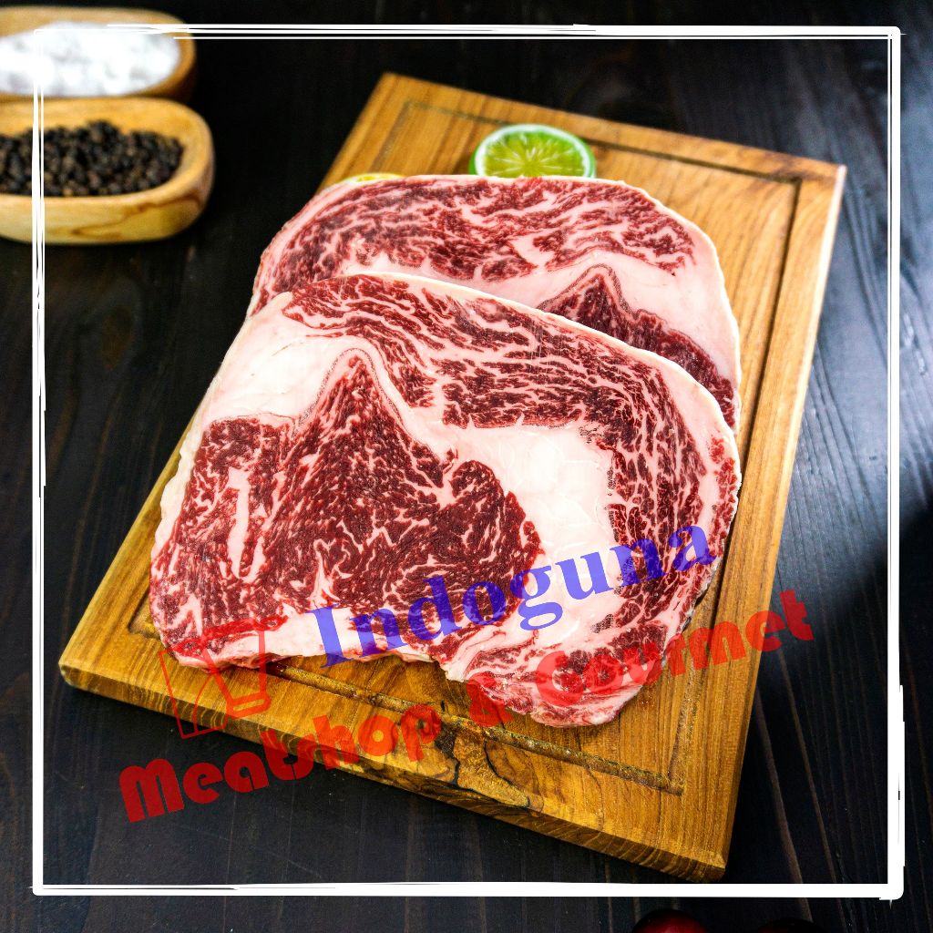 

Aussie Australian Wagyu Beef Rib Eye Marbling Mb.6-7 Steak