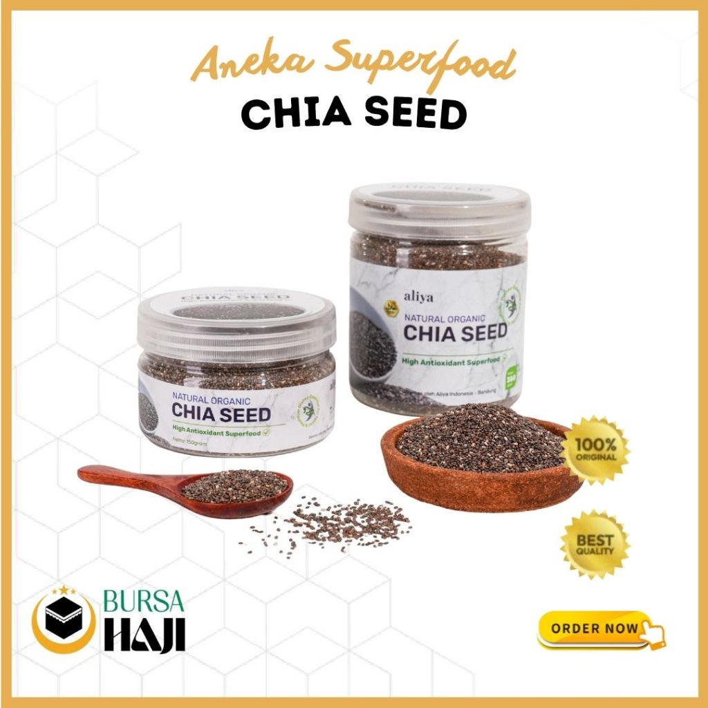 

Chia Seed Organic Premium Aliya 350 Gram