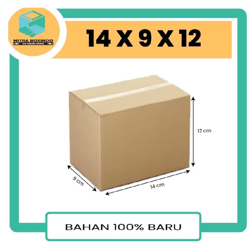 

Kardus Packing | Ukuran 14cm x 9cm x 12cm | Kardus Baru