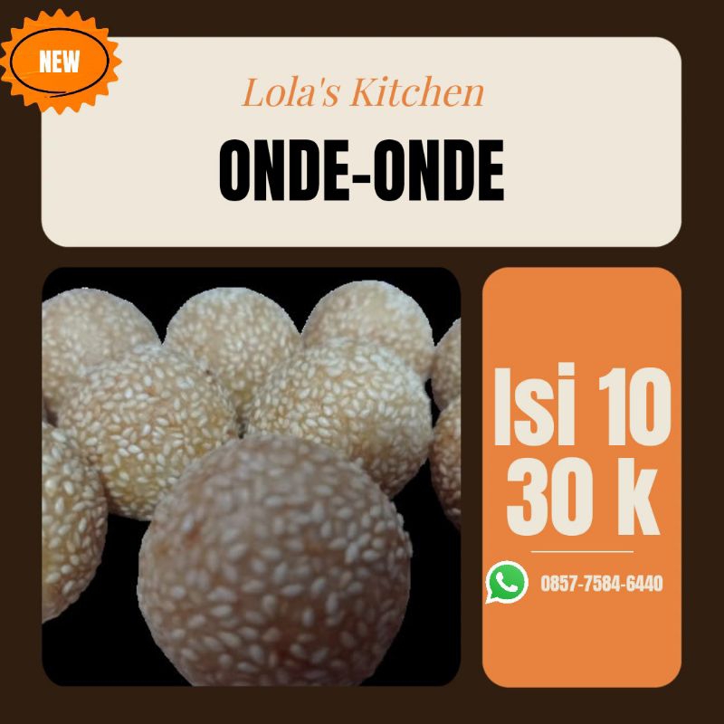 

ONDE-ONDE/keu basah/Warna/original/pink/hijau