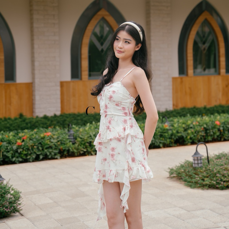 [ COCOWEAR ] SAKURA DRESS - Dress Imlek / Dress Kasual / Summer Dress