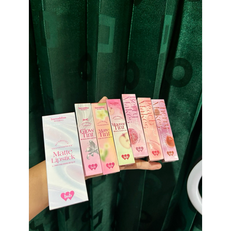 Bnb BARENBLISS Glow Tint Matte Lipstick Lip Tint Lip Velvet Lip Matte Matte Tint Mousse Tint