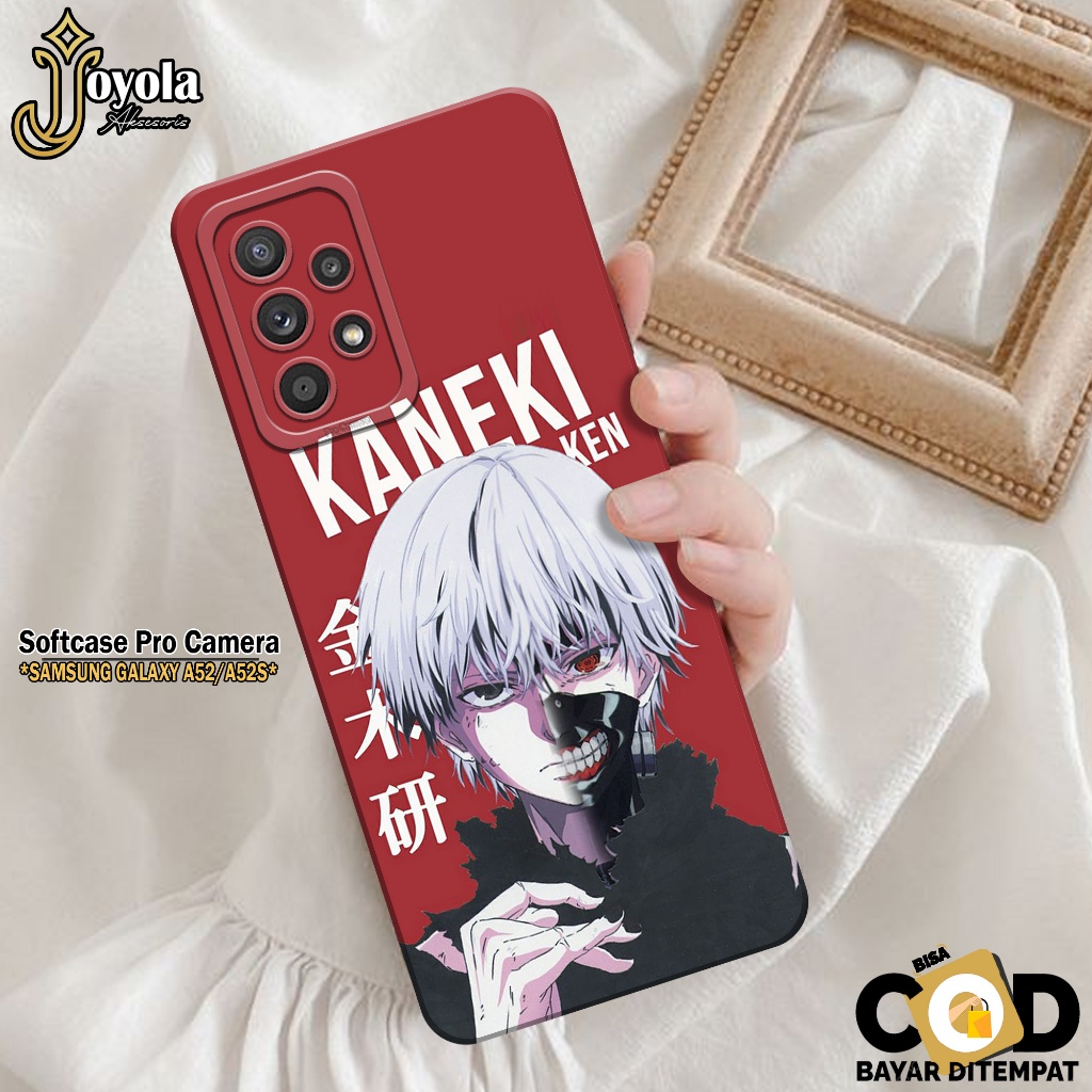 JOYOLA Case Samsung Galaxy A52/A52S Fashion Case Anime Softcase Samsung Galaxy A52/A52S Pro Camera C