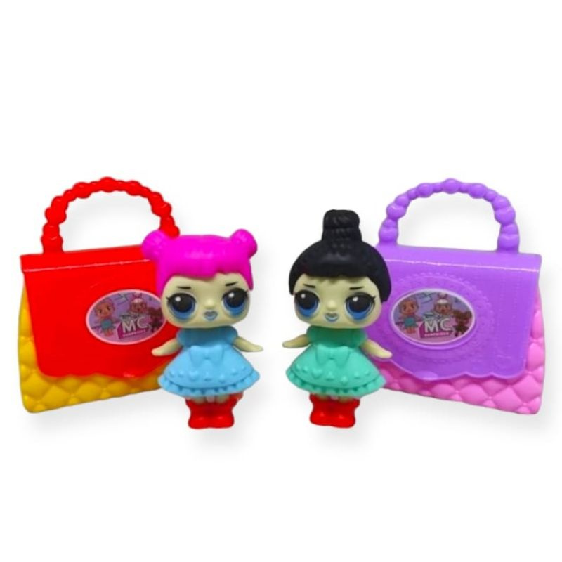 MAINAN ANAK TAS PLUS BONEKA TERMURAH / MAINAN ANAK MINI TAS + BONEKA TERLARIS MO 06
