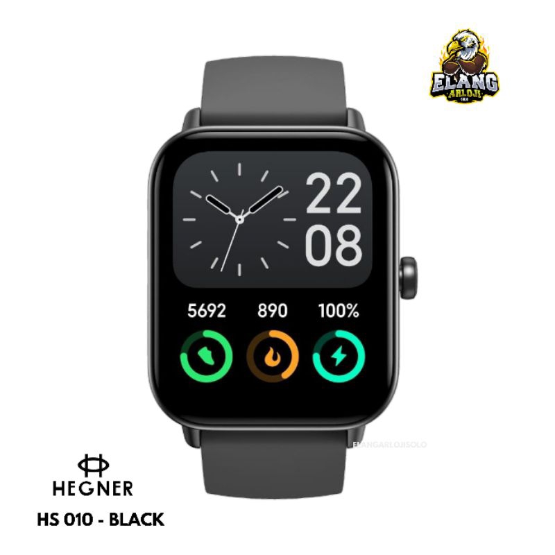 JAM TANGAN SMARTWATCH HEGNER HS 010-BLACK