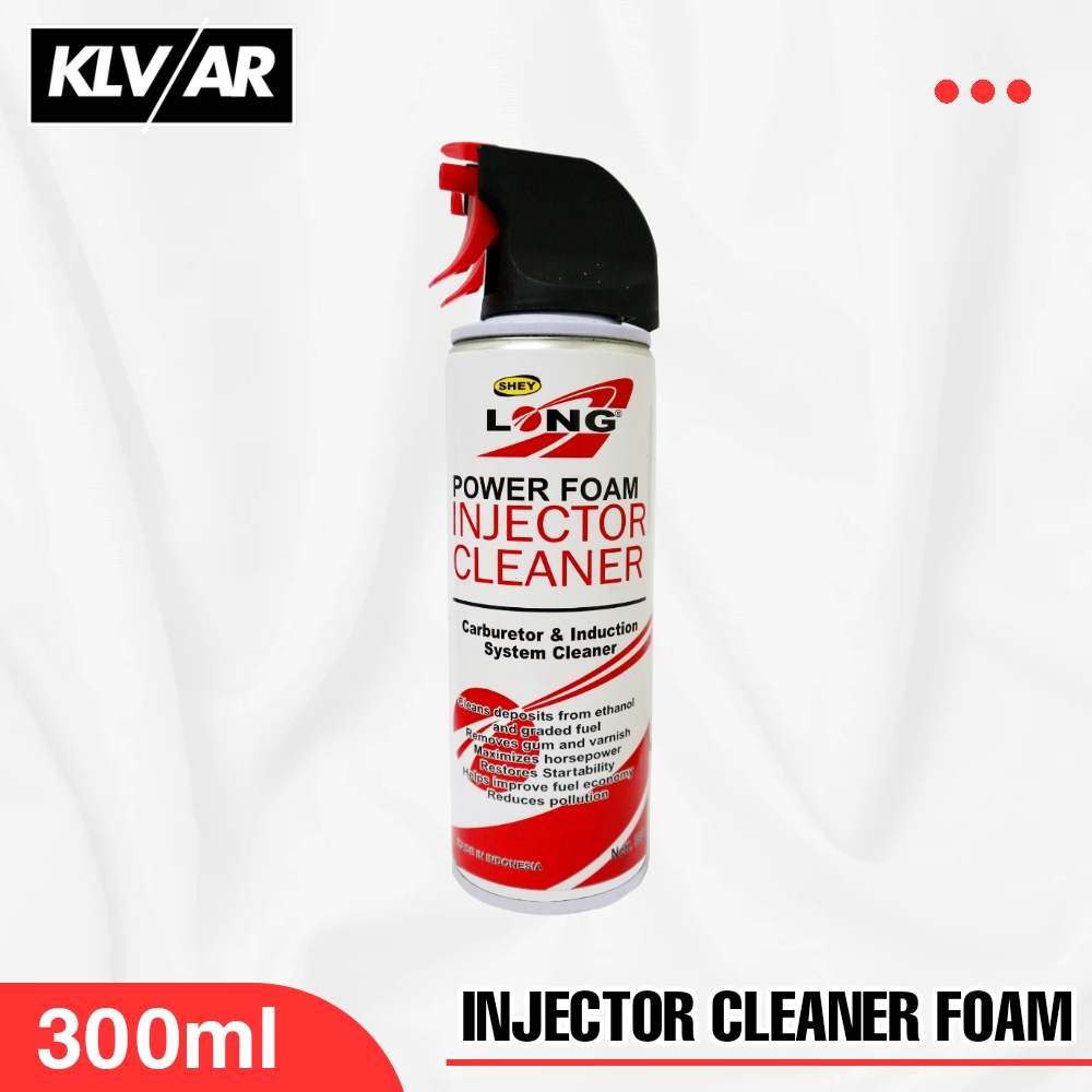 LONG INJECTOR CLEANER POWER FOAM 300ml & 500ml INJECTOR CLEANER SEMUA MOTOR INJEKSI