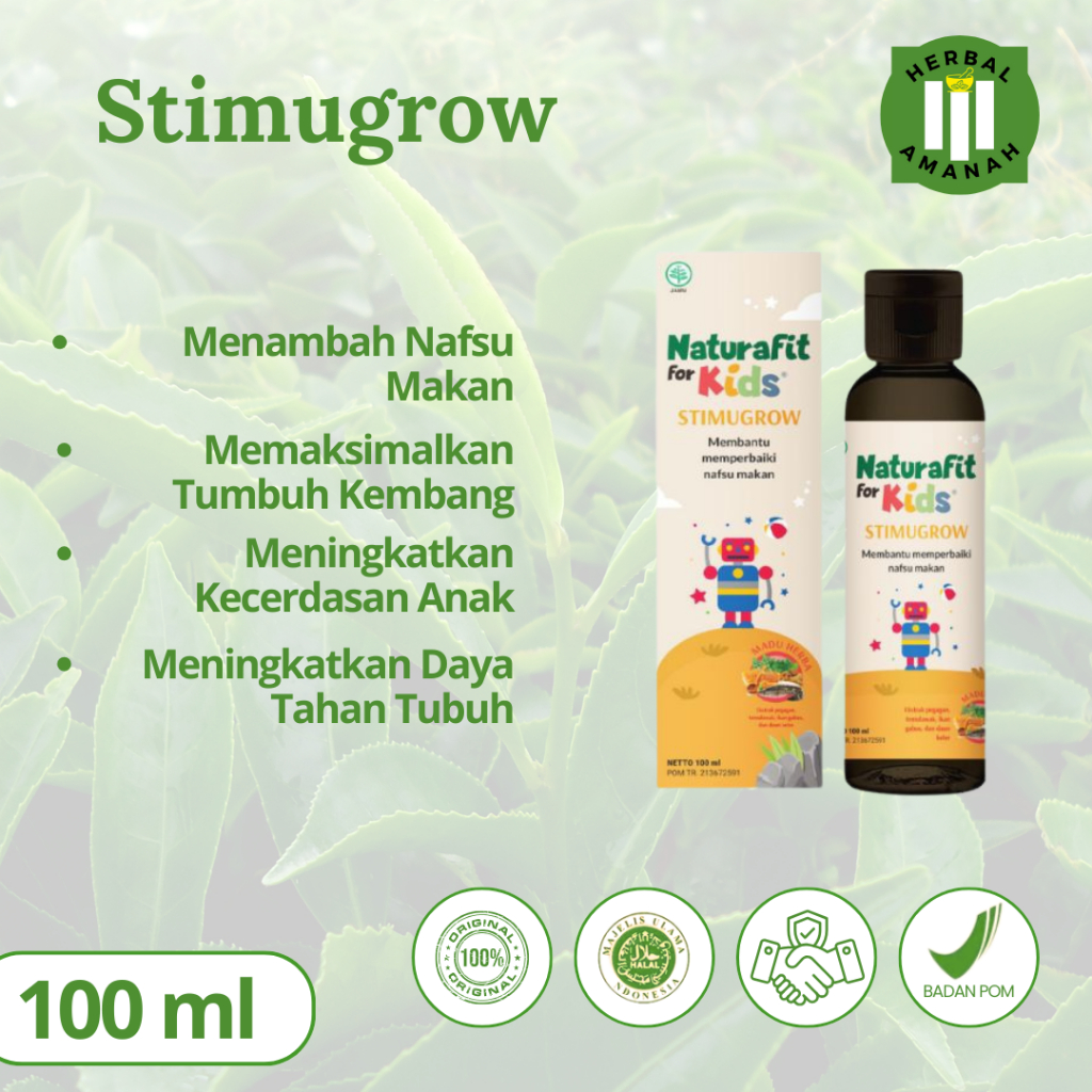 

NATURAFIT FOR KIDS STIMUGROW MADU ANAK PENAMBAH NAFSU MAKAN