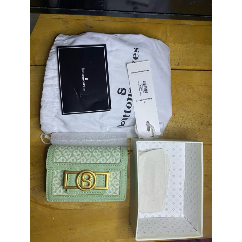 Preloved izzy micro bag buttonscarves lengkap box tag dll