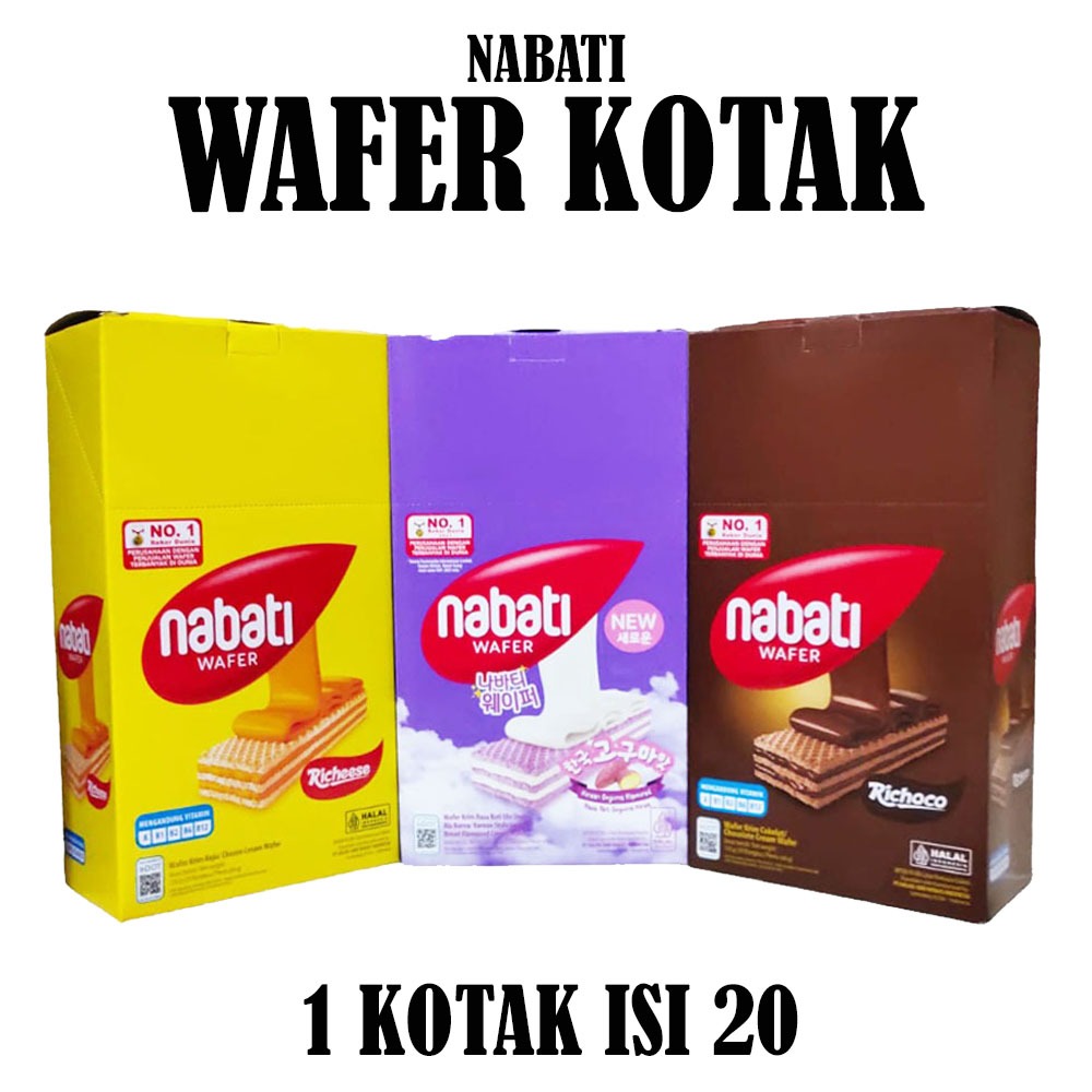 

NABATI WAFER KOTAK ISI 20