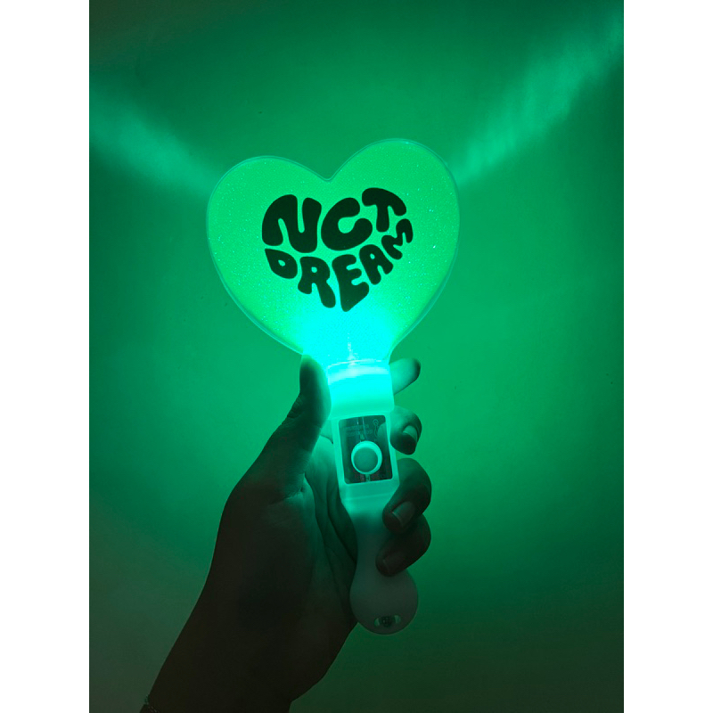 LIGHTSTICK NCT FANMADE / LAMP STICK LOVE NEON GREEN