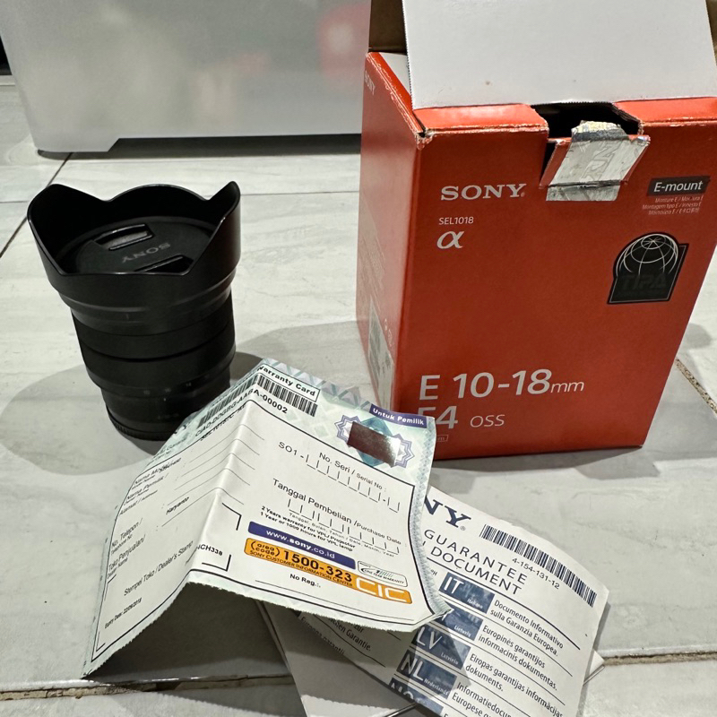 LENSA WIDE SONY 10-18mm F4 OSS LIKE NEW