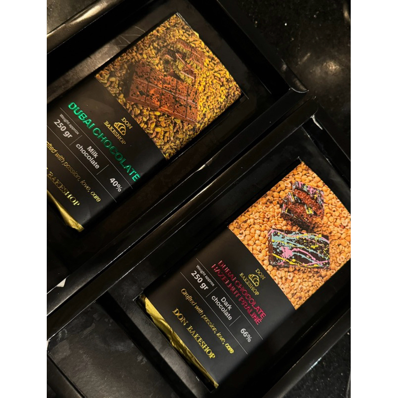 

(PROMO Tahun Baru) [READY/Langsung Kirim] DUBAI CHOCOLATE DON BAKESHOP Pistachio [baca desc]