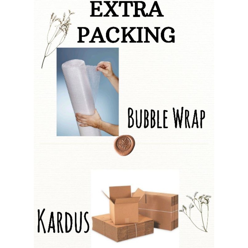 

bubble wrap dan kardus