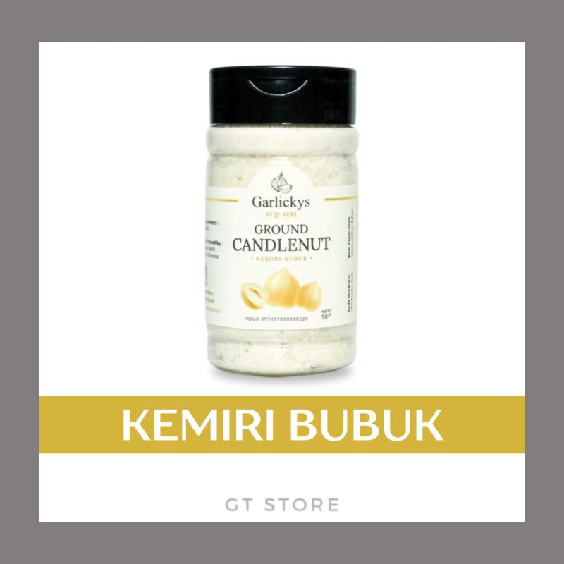 

Kemiri Bubuk Asli Ground Candlenut Garlickys