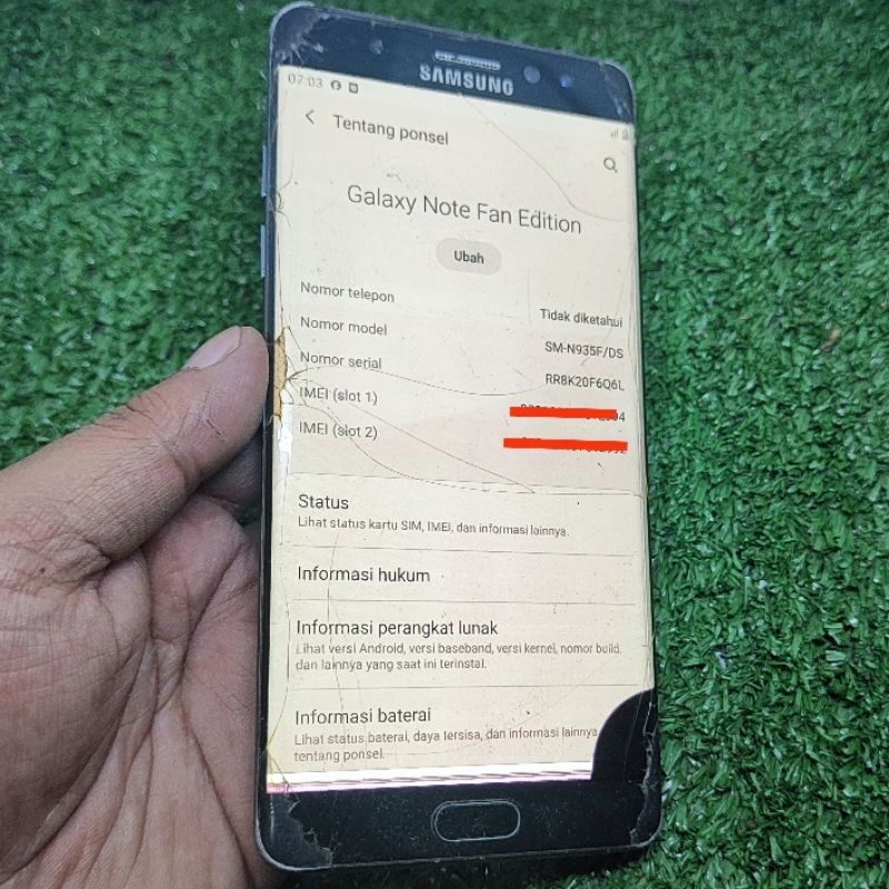 Mesin Samsung Note 7 / Note FE Fan Edition N935 N935f Normal