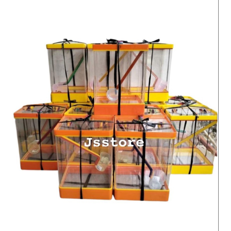 AQuarium es buah akrilik | tempat es buah 1 set dengan gayung