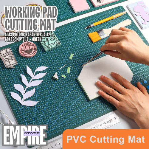 

Working Pad Cutting Mat Alas Potong Papan Kerja A2 60x45cm - QJ3 Green/Perlengkapan Sekolah & Kantor