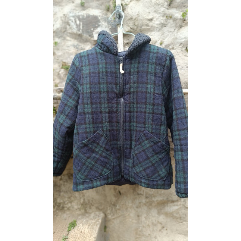jaket flanel tebal
