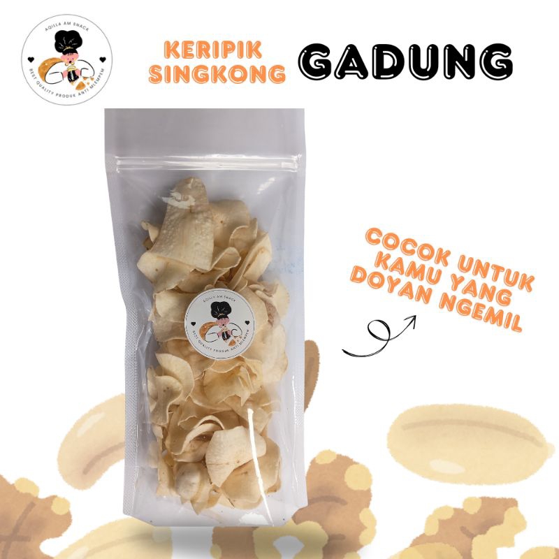 

SNACK CEMILAN KERIPIK SINGKONG GADUNG GURIH