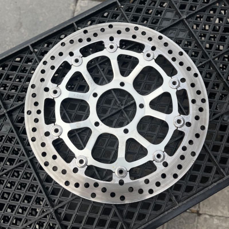 DISC DUCATI EVO SILVER ORIGINAL COPOTAN PIRINGAN DUCATI EVO ORIGINAL COPOTAN MOGE SIZE 320MM