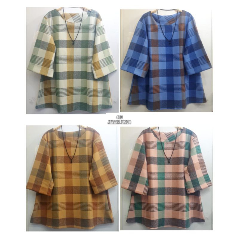 Blouse Jumbo Wanita-Atasan Jumbo Wanita-Bahan Scuba