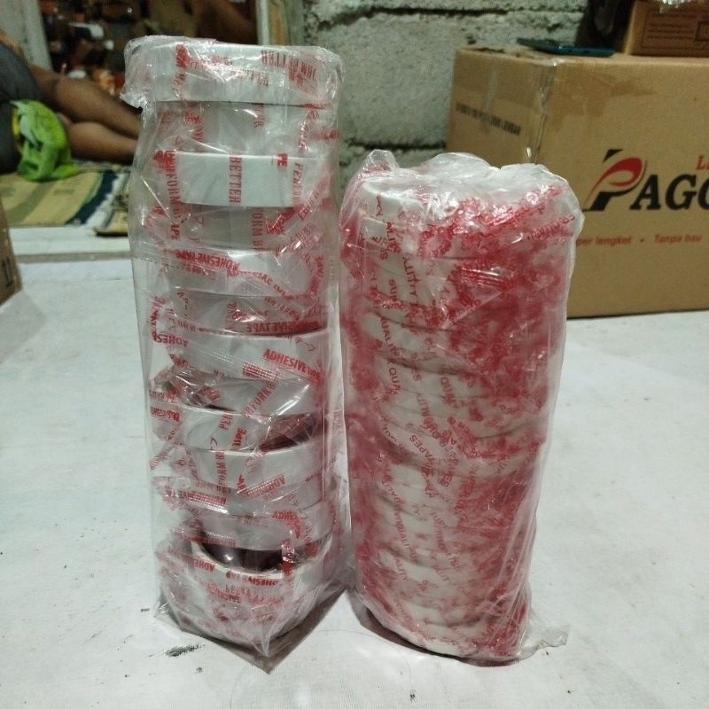 

Dobel Tape Solasi Bolak Balik Besar Dan Kecil 24 mm Dan 12 mm