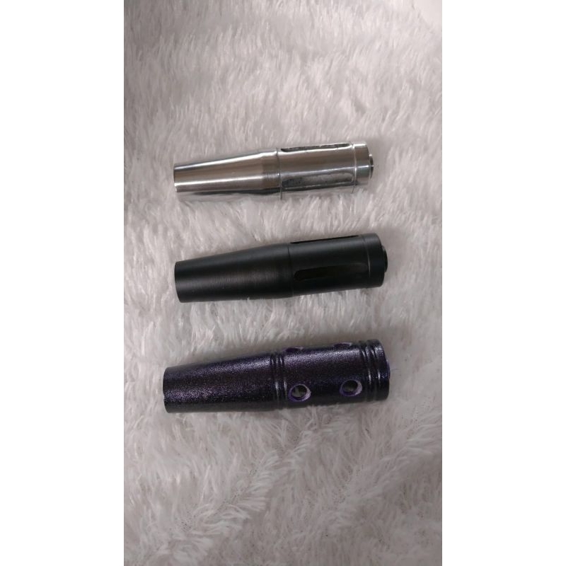 muzzle break CNC dural / pemecah suara drat presisi