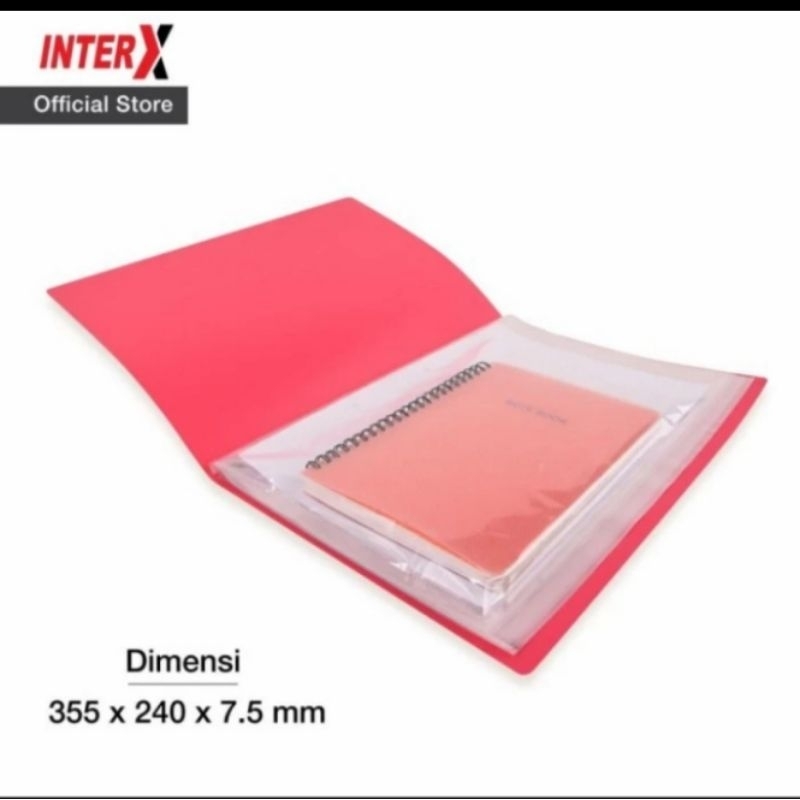 

Inter X Clear Holder Folio FC 20 Pocket / Dokumen Keeper / Display Album
