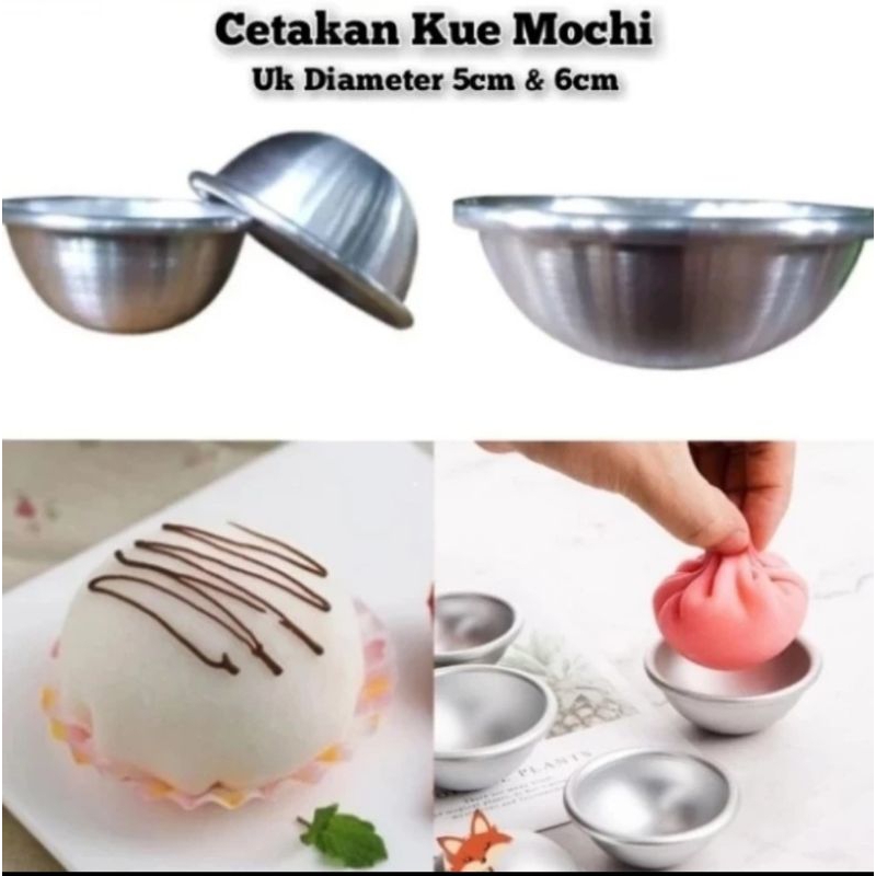 cetakan kue mochi / cetakan kue bulat / cetakan wagashi mochi mooncake
