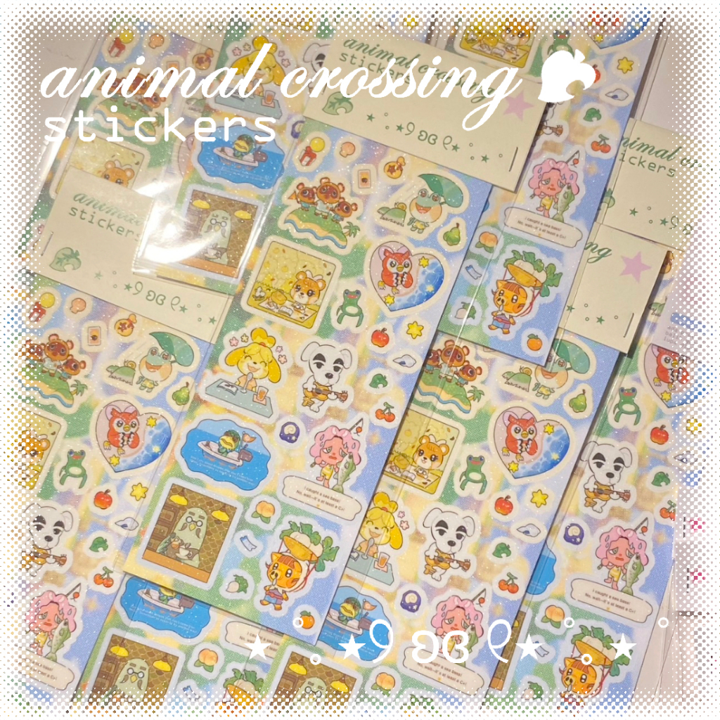 

[animal crossing] sticker sheet by zahrageprek
