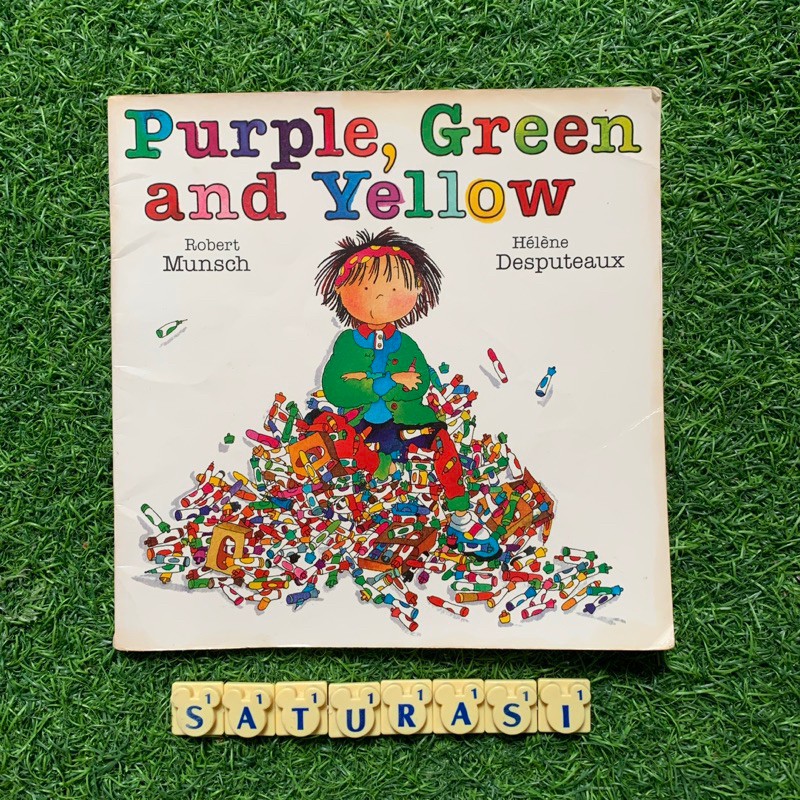 (Saturasi Preloved) DEFECT Purple, Green, Yellow - Buku Cerita Anak