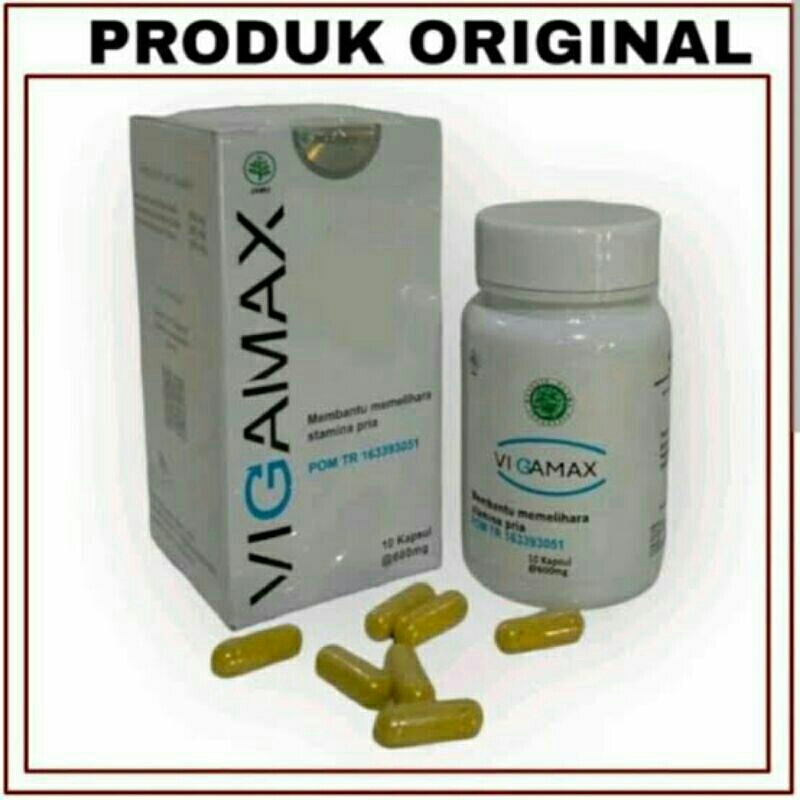 ~original~ Vigamax Suplemen Pria Dewasa Suplemen Multifungsi Herbal